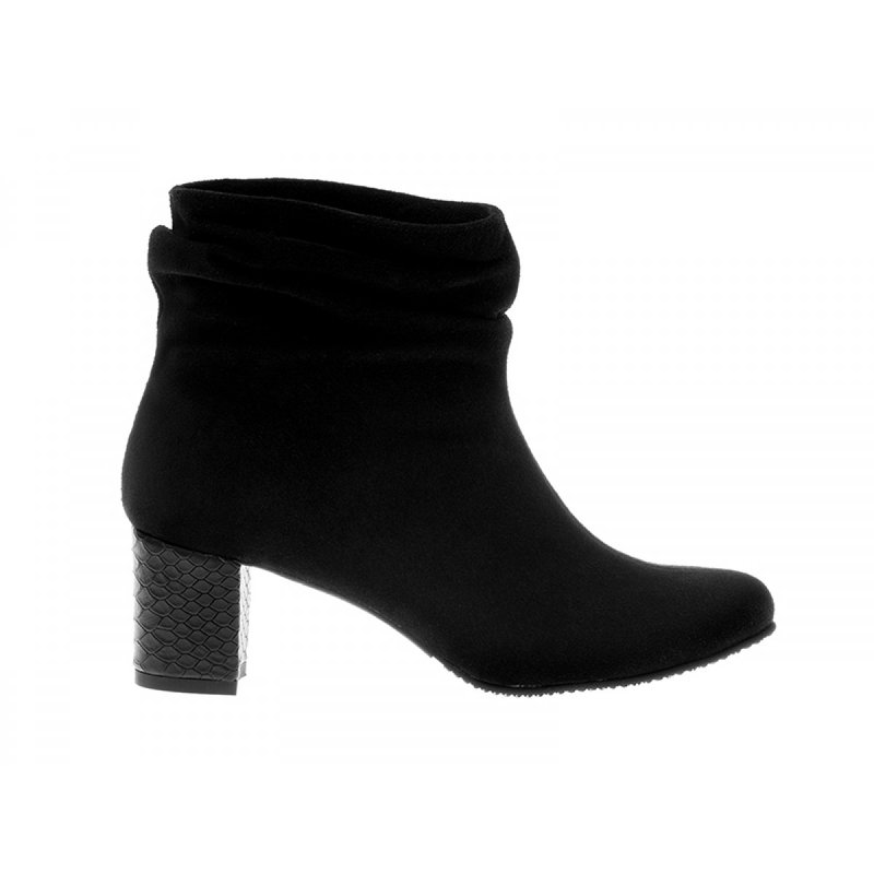 Botine piele intoarsa confort jadele n40