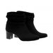 Botine piele intoarsa confort jadele n40